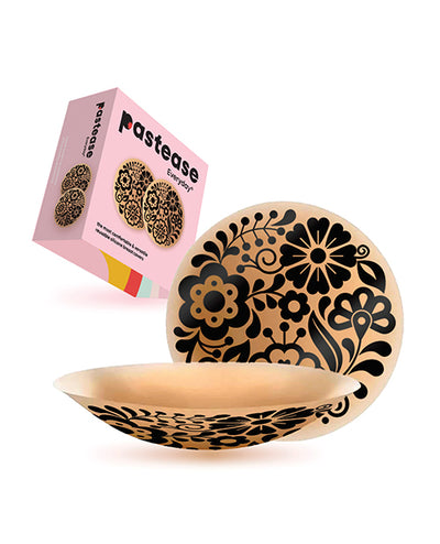 Pastease HALOS Silicone Floral Nipple Covers w/Travel Box - Bloom A-C Cup 10 or More Uses