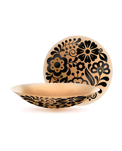 Pastease HALOS Silicone Floral Nipple Covers w/Travel Box - Bloom A-C Cup 10 or More Uses