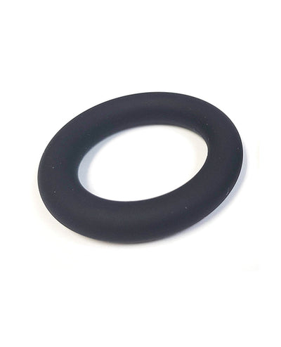 Spartacus Liquid Silicone Cock Ring Small - Black
