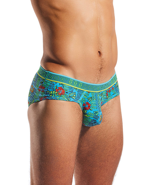 Cocksox Contour Pouch Sports Brief - Multi-Color Tiki LG