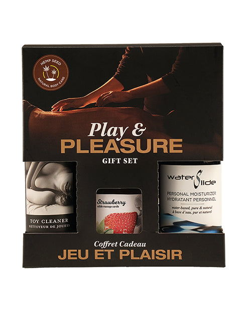 Earthly Body Play & Pleasure Gift Set - Assorted Scents