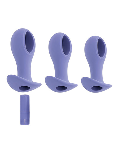 Evolved Hole Punch Anal Plug Set - Purple  Set of 3