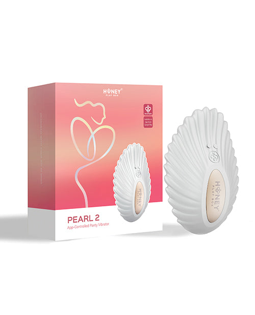 Pearl 2 App-Controlled Panty Vibrator - White