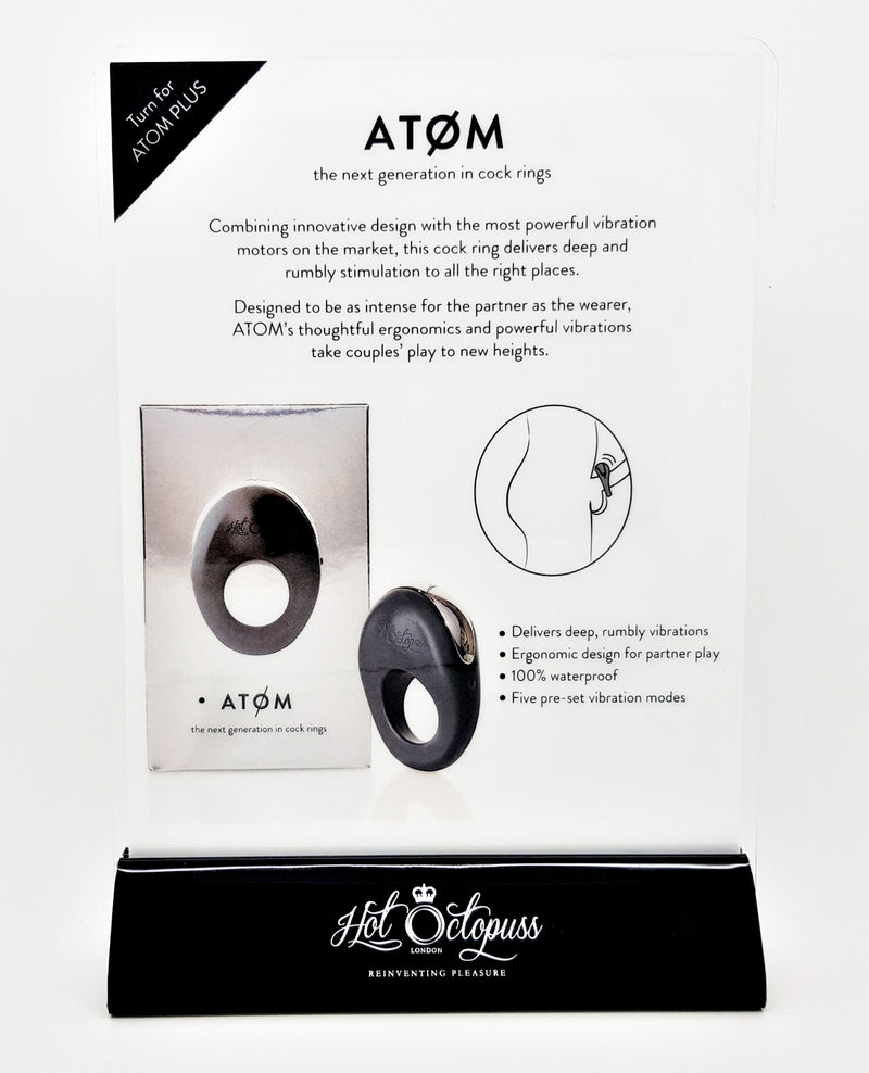 PROMO Hot Octopuss Atom & Atom Plus Product Info Card