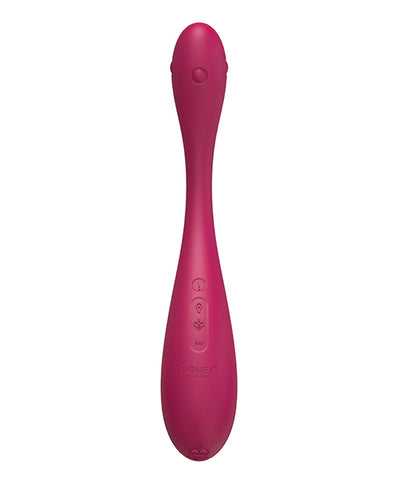 Puff App-Controlled Inflatable Kegel Ball - Dark Red