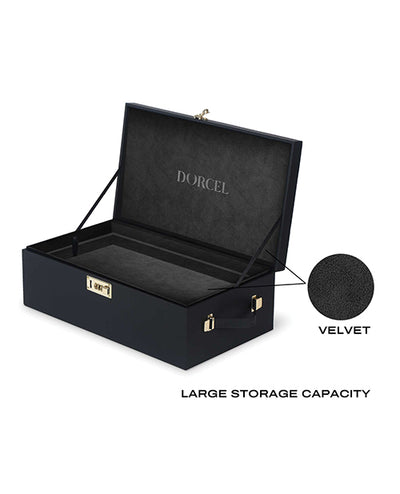 Dorcel Le Coffret Prestige Edition Built-in Combination Lock Storage Box  - Black
