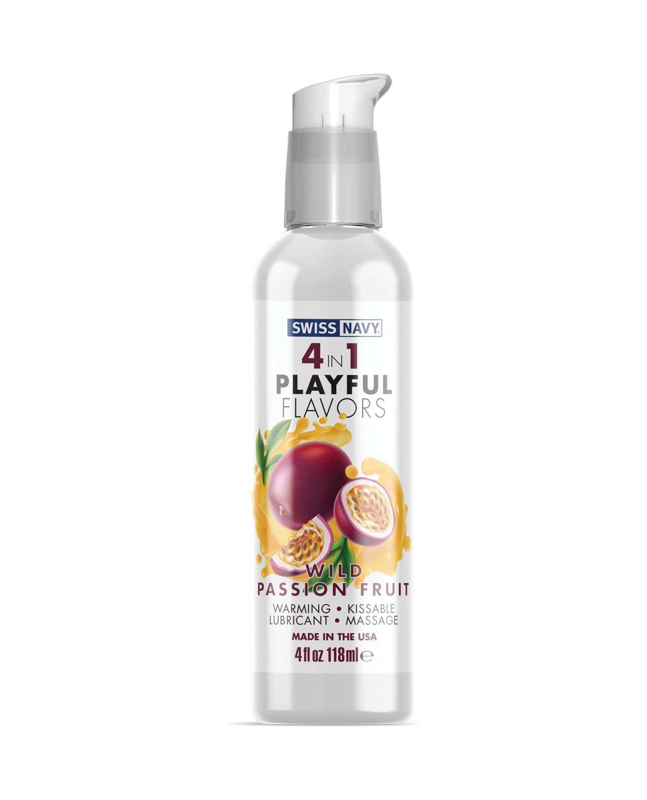 Swiss Navy 4 in 1 Playful Flavors 4 oz - Assorted Flavors