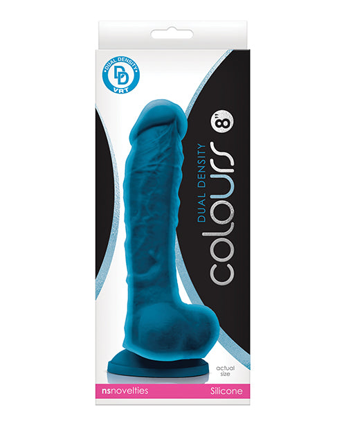 Colours Dual Density 8" Dildo - Assorted Colors