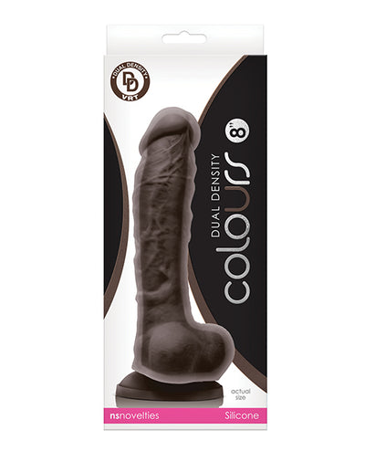 Colours Dual Density 8" Dildo - Assorted Colors