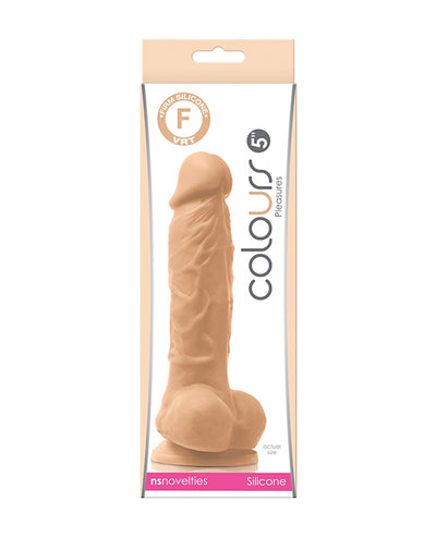 Colours Pleasures 5" Dildo w/Suction Cup - Assorted Colors