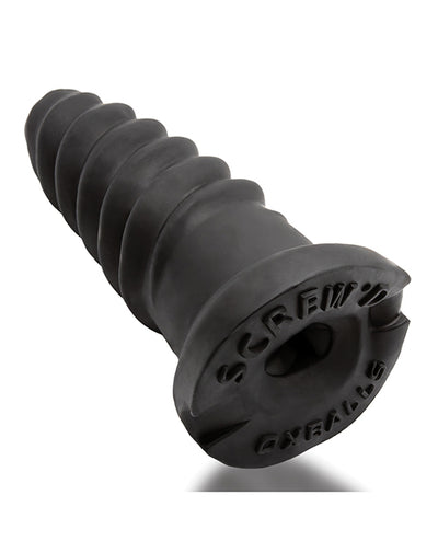 Oxballs Screwdhole Screw'd-in Open Tip Masturbator - Black