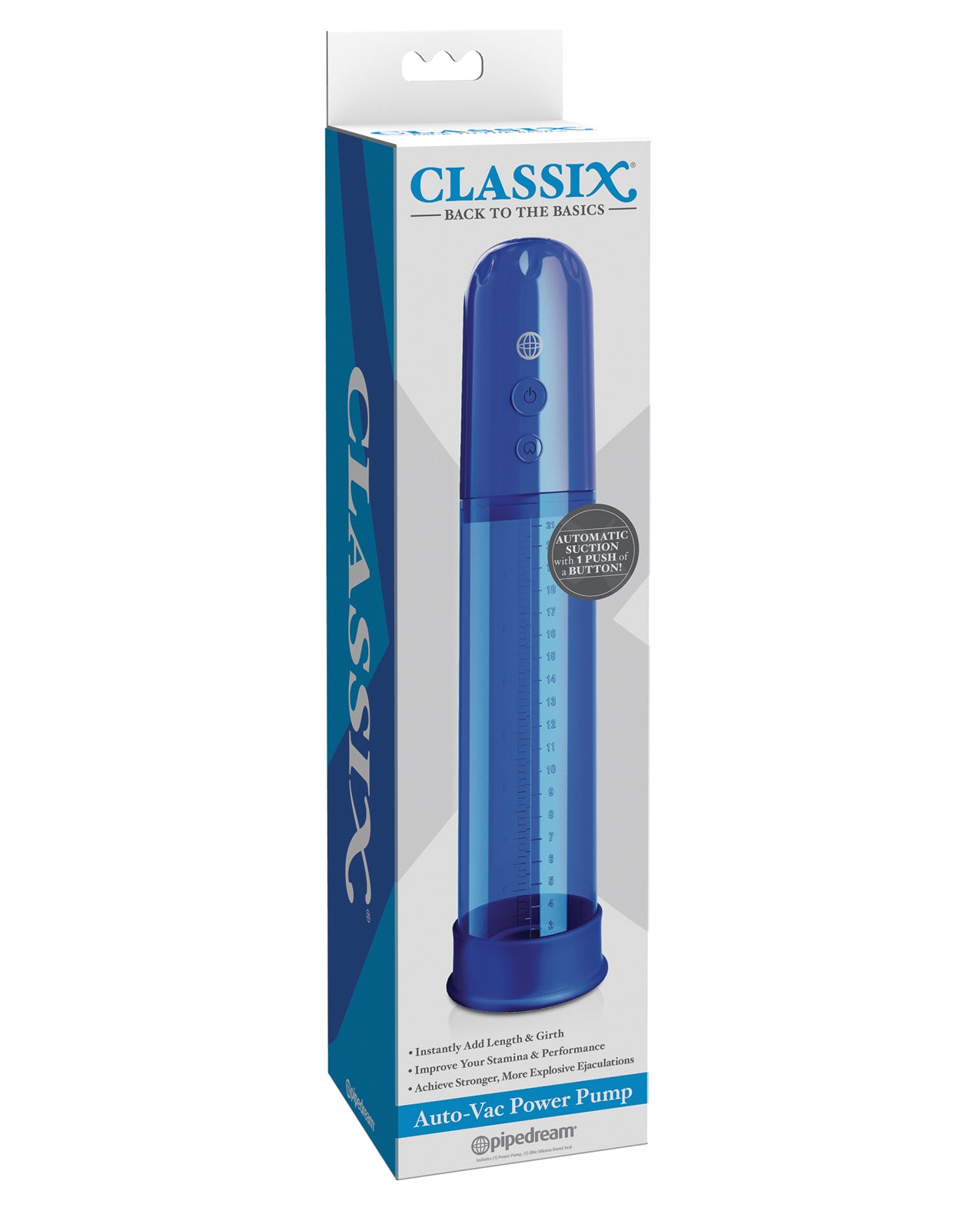 Classix Auto Vac Power Pump - Assorted Colors