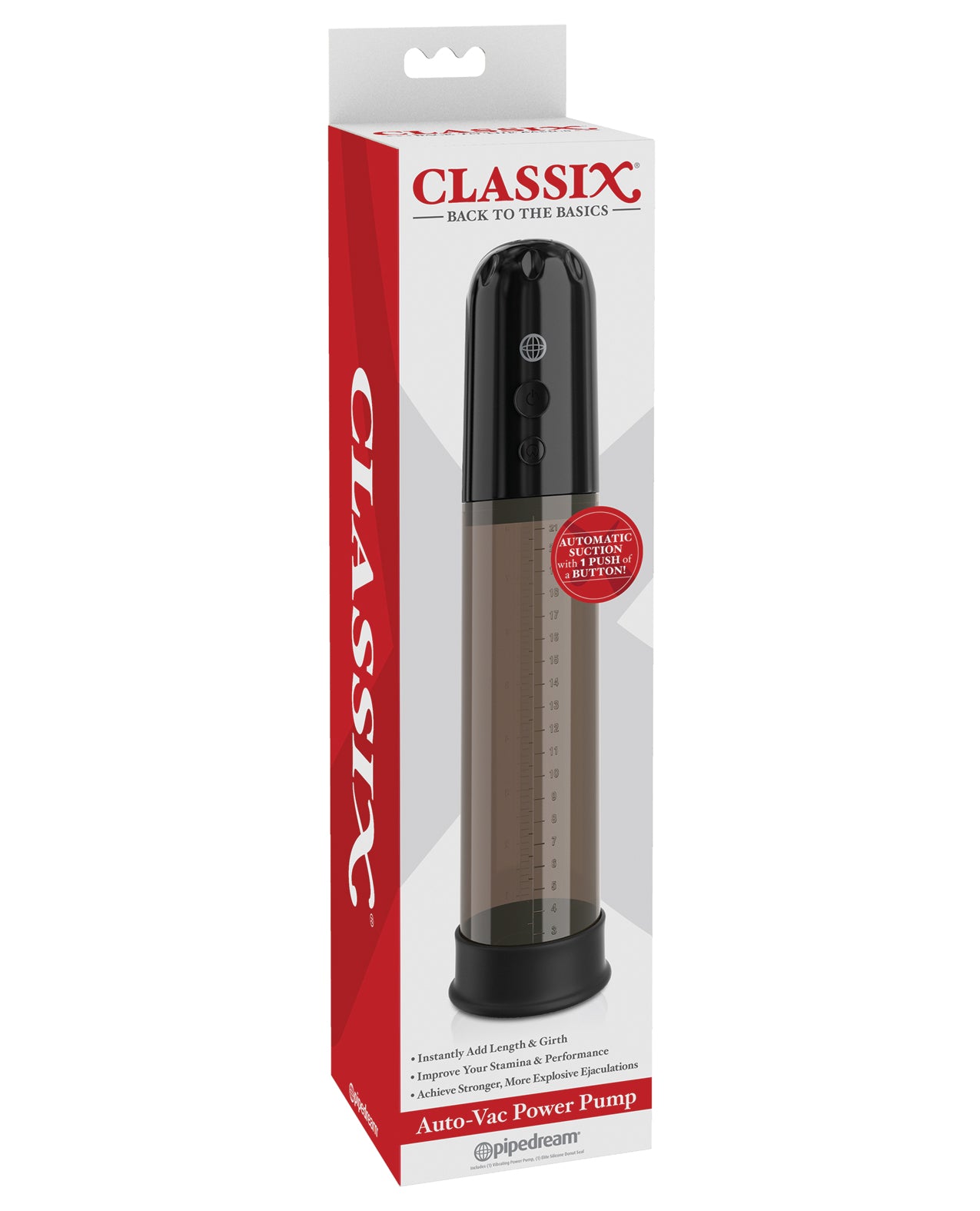 Classix Auto Vac Power Pump - Assorted Colors