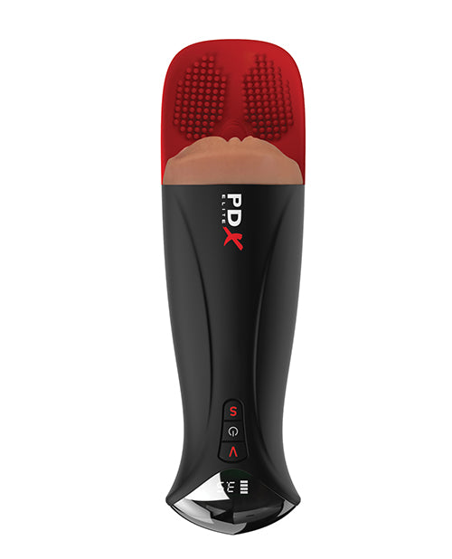 PDX Elite Fuck-O-Matic  Pro XL Pussy Stroker - Brown