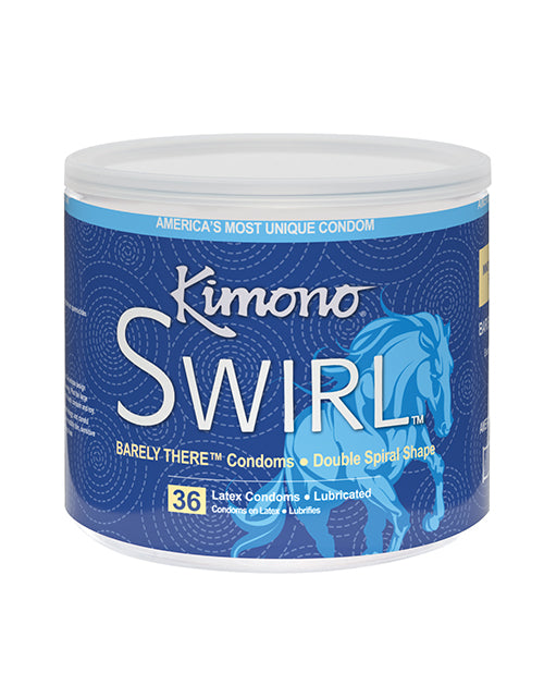 PROMO Kimono Swirl Condom - Display Bowl 36 ct FREE WITH PURCHASE, SEE ACCOUNT MANAGER FOR DETAILS