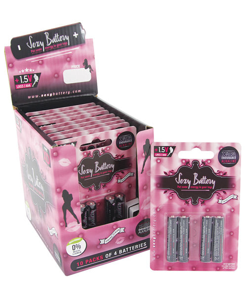 Sexy Battery AAA - Box of 10 Four Packs