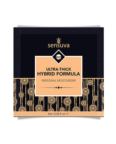 Sensuva Ultra Thick Hybrid Personal Moisturizer Single Use Packet - Assorted Scents