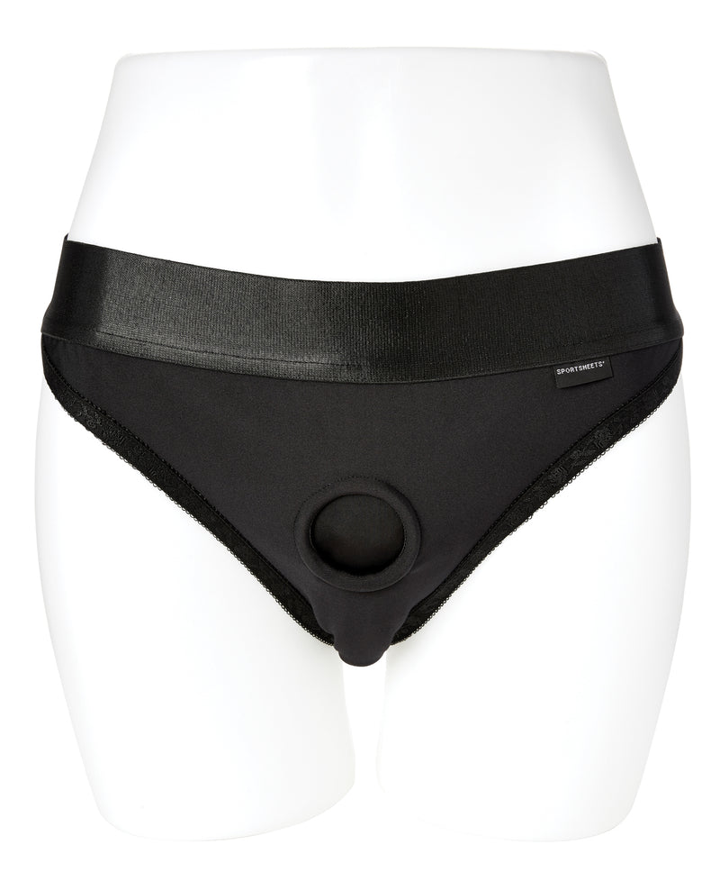 Sportsheets Em.Ex. Silhouette Harness - Black