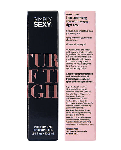 Simply Sexy Pheromone Perfume Oil Roll On - .34 oz Turn Off The Lights