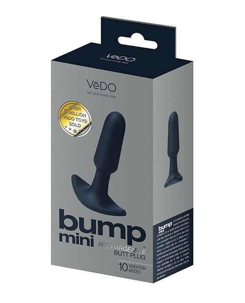 VeDO Bump Mini Rechargeable Anal Plug -  Black