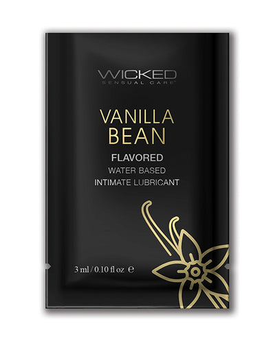 Wicked Sensual Care Water Based Lubricant .1 oz - Assorted Flavors