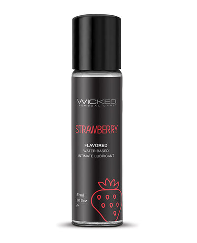 Wicked Sensual Care Aqua Water Based Lubricant 1 oz - Assorted Flavors