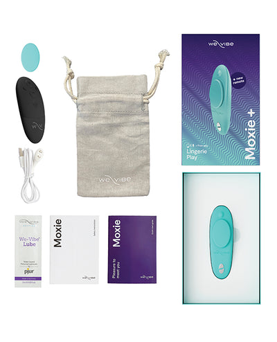We-Vibe Moxie+ Panty Vibe - Aqua Reeses Compliant - Use Item WVSNXM25G5