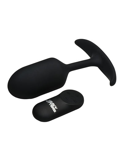 Heavy Hitters - Vibrating Weighted Silicone Anal Plug - Large