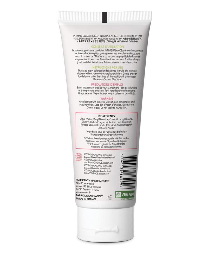 EXSENS Intimate Balance Cleansing Gel - 3.4 oz