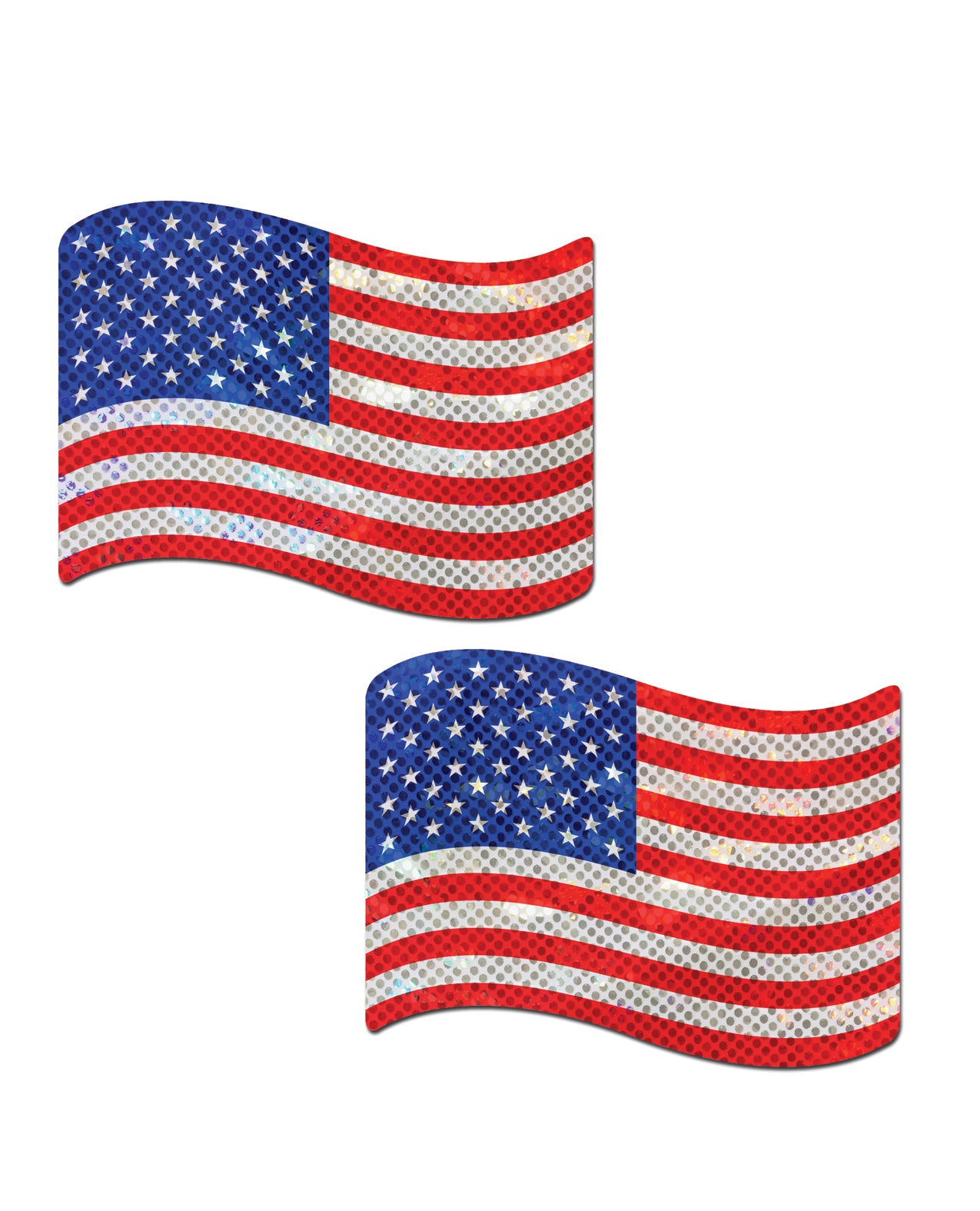 Pastease USA Stars & Stripes Nipple Pasties - O/S