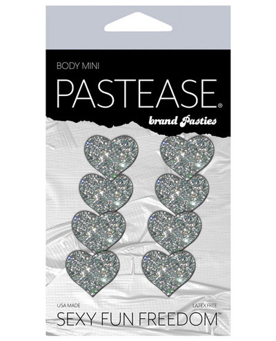 Pastease Mini Glitter Hearts - Pack of 8