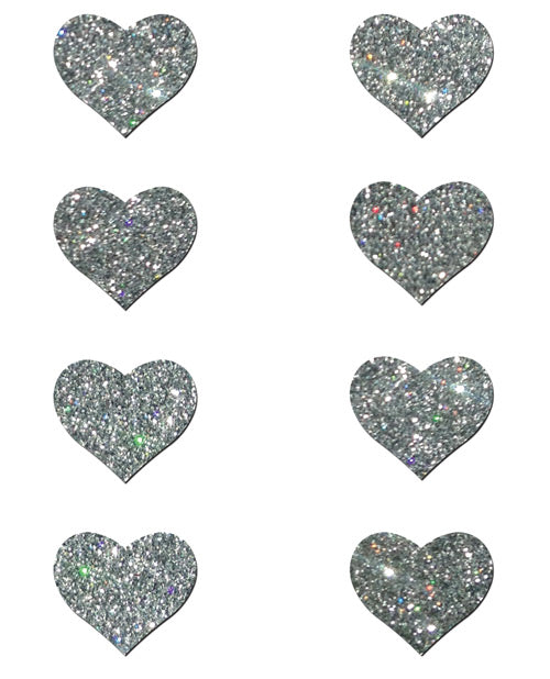 Pastease Mini Glitter Hearts - Pack of 8