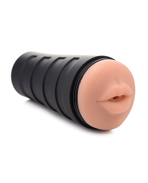 Curve Novelties Mistress Karla Deluxe Mouth Stroker - Tan