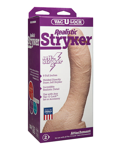 Vac-U-Lock 9" Stryker Realistic - White