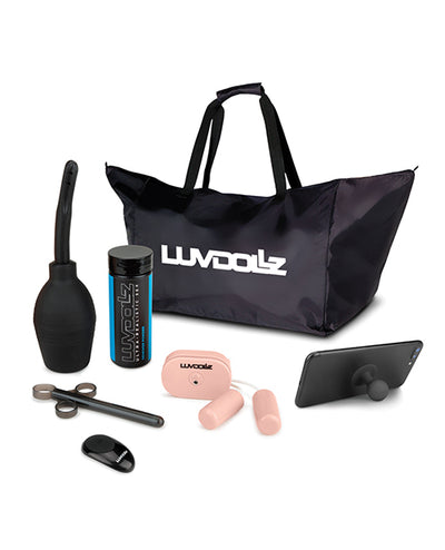 Luvdolz Remote Control Rechargeable Fuck Buddy w/Douche - Ivory