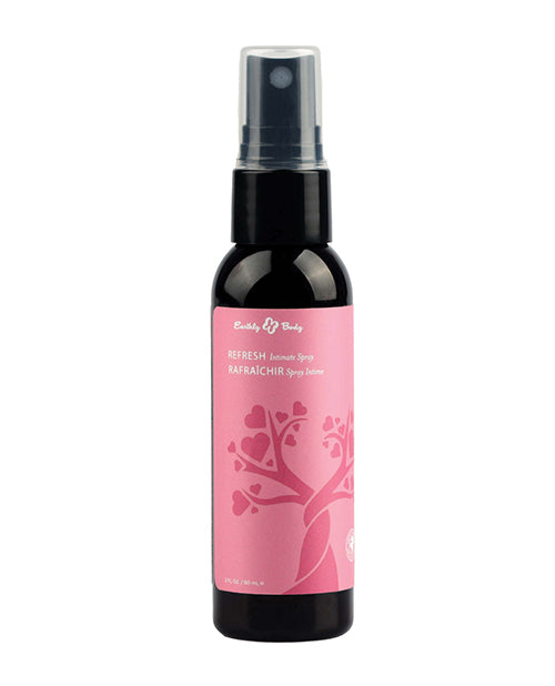Earthly Body Hemp Seed by Night Refresh Intimate Cleansing Spray - 2 oz