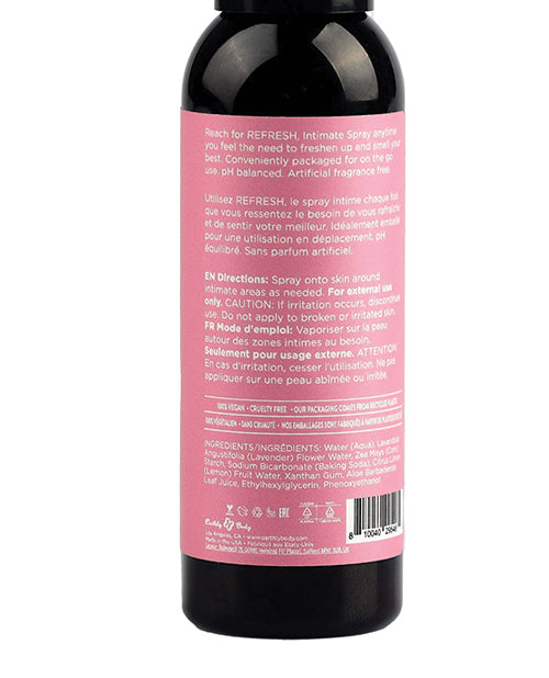 Earthly Body Hemp Seed by Night Refresh Intimate Cleansing Spray - 2 oz