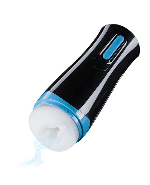 =Haven Automatic Male Masturbator With Sucking Penis Sleeve - Black