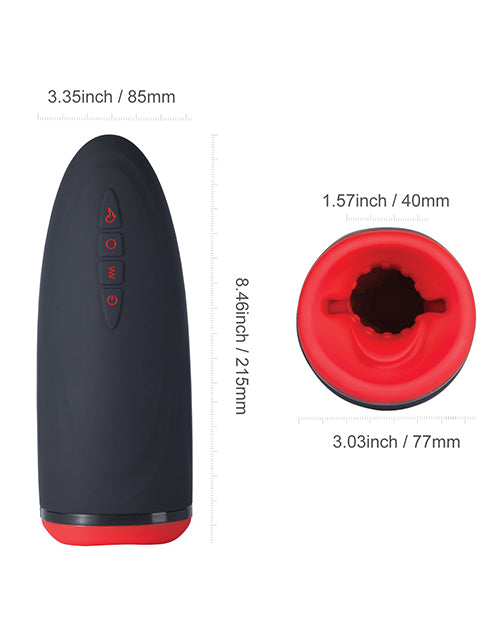 =Dayo Autoblowjob Clamping Penis Massager - Black