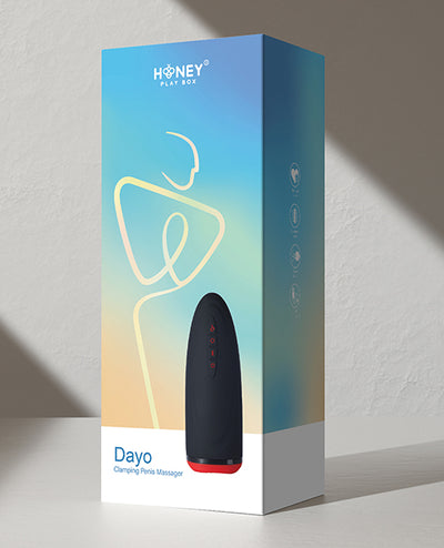 =Dayo Autoblowjob Clamping Penis Massager - Black