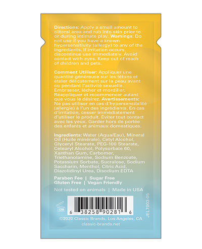 Joy Buzzer Naked Foil - 4 ml Pack of 24
