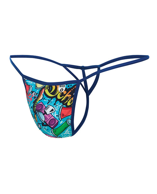 Male Basics Sinful Hipster Wow T Thong G-String Print XL
