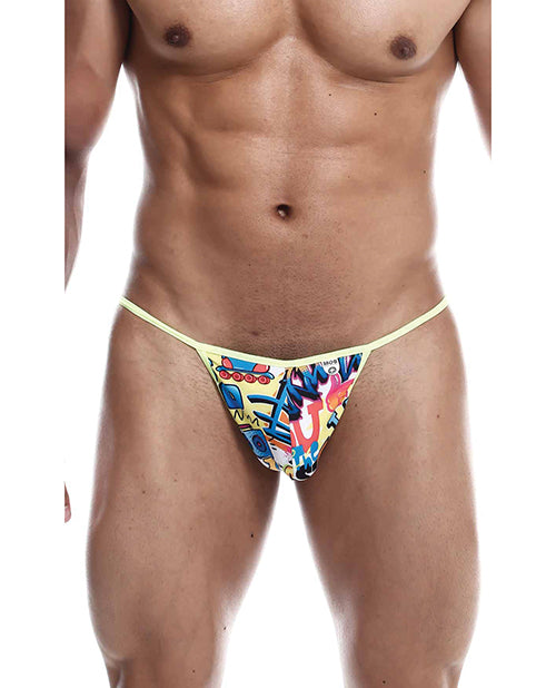 Male Basics Sinful Hipster Music T Thong G-String Print SM