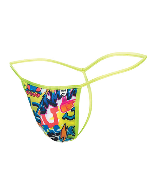 Male Basics Sinful Hipster Music T Thong G-String Print XL