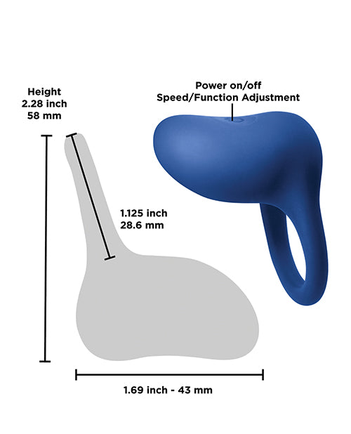 INYA Regal Rechargeable Vibrating Ring - Assorted Colors