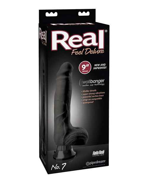 Real Feel Deluxe No. 7  9" Waterproof Vibe - Multi Speed