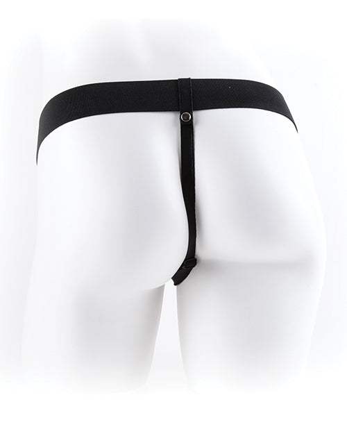Fetish Fantasy Series 9" Vibrating Hollow Strap On w/Balls