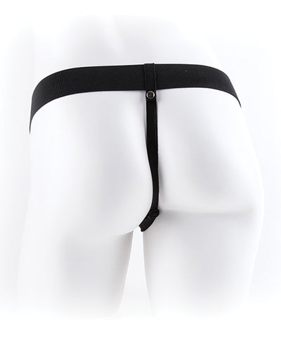 Fetish Fantasy Series 9" Vibrating Hollow Strap On w/Balls