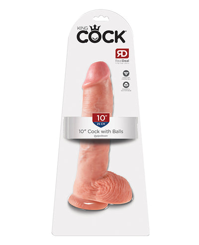 King Cock 10" Cock w/Balls