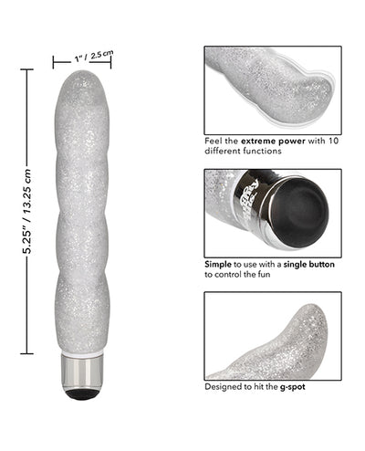 Naughty Bits Screwnicorn Majestic G-Spot Vibrator - Silver